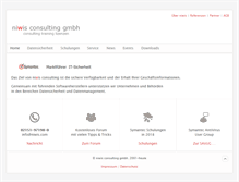 Tablet Screenshot of niwis.com